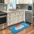 thumbnail image 2 of GZHJMY Christmas Santa Claus Kitchen Rug,Christmas Antiskid Mat for Porch Floor Long Door Mat, Non-Slip Bedroom Bedside Mats - 39x20in Carpet Runner, 2 of 7