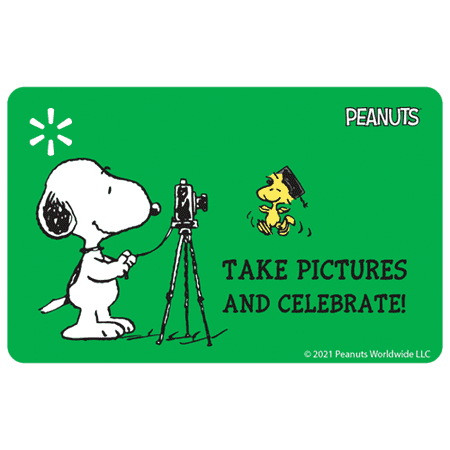 Peanuts Snoopy Woodstock Pictures Walmart eGift Card