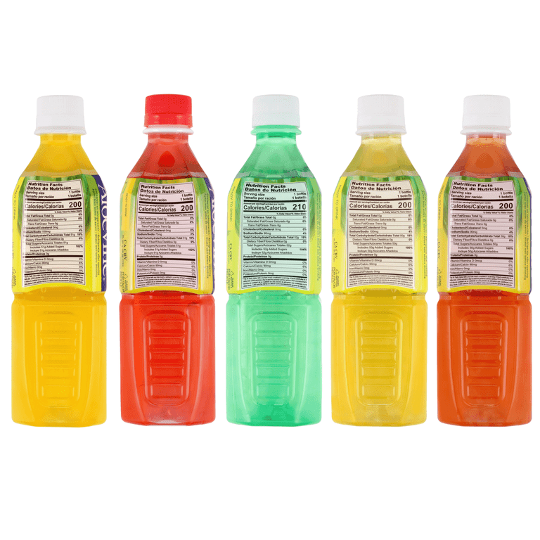 Aloevine Aloe Vera Drink Assorted Flavors | 16.9oz. 10pk | Korean