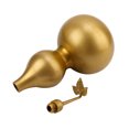 thumbnail image 3 of Chic Copper Gourd Shape Adornment Gourd Statue Good Fortune Gourd Craft, 3 of 8