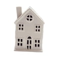 thumbnail image 2 of segolike Ceramic Light up Christmas Mini House Figurine Multipurpose Mini Building Statue 9x6x13cm, 2 of 9