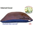 thumbnail image 6 of Dogbed4less Shredded Memory Foam 55"x47" Dog Bed Pillow with Brown Denim Cover, 6 of 7