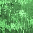 thumbnail image 1 of Ahgly Company Indoor Square Abstract Emerald Green Modern Area Rugs, 6' Square, 1 of 4