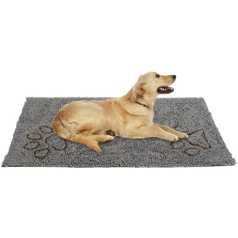 Dog Gone Smart Dirty Dog Microfiber Paw Doormat - Muddy Mats For Dogs -  Super Absorbent Dog Mat