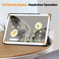 thumbnail image 4 of SaniMore for Google Pixel Tablet Case, Auto Sleep/Wake Rugged PC Tri-Fold Kickstand [Support iPad 1st/3rd Pencil Charging]  Shockproof Protective Case for Women Men, Darkblue, 4 of 10
