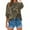 Gray, variant on Makaor Women's Sweatshirt Tops Plus Size Crew Neck Tops Camouflage Long Sleeve Pullover Tees Oversized Casual Fall Winter Clothes