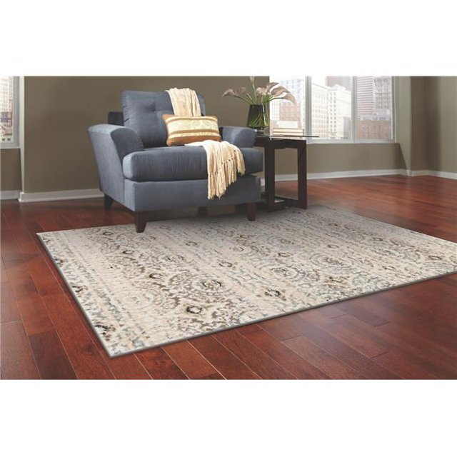 L Baiet RS222E46 Meghan Transitional Rug, Beige - 4 x 6 ft.