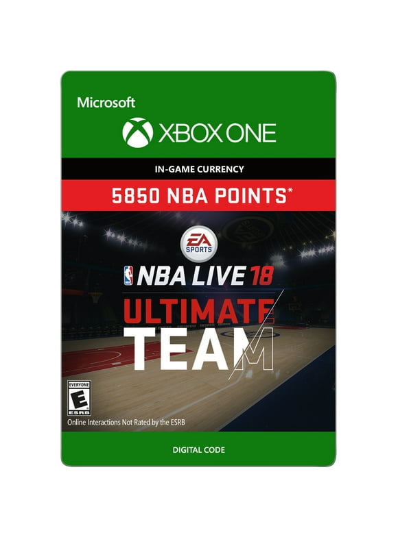 NBA LIVE 18: NBA UT 5850 Points Pack - Xbox One [Digital]