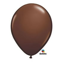 Qualatex 16" Chocolate Brown Latex Balloons (50ct)