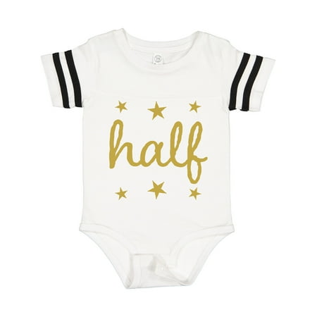 

Inktastic Half Birthday 1/2 Photo Outfit Gift Baby Boy or Baby Girl Bodysuit