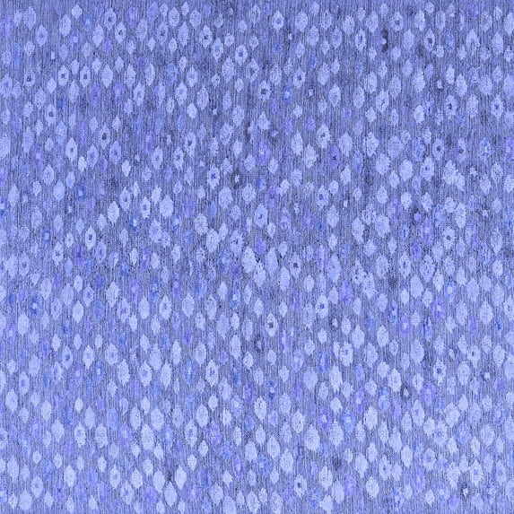 Ahgly Company Indoor Square Abstract Blue Modern Area Rugs, 3' Square