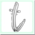 thumbnail image 2 of Silver Celebration Letter Balloon Set - 18" Happy Birthday & Wedding Party Decorations for Kids & Adults - Personalized Name Balloon Kit, 2 of 4