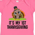 thumbnail image 4 of Inktastic First Thanksgiving Pilgrim Turkey Boys or Girls Baby Bodysuit, 4 of 5