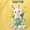 Pink, variant on Happy Easter Bunny with Egg and Flowers Girls Short Sleeve Printed T-Shirt Top – Casual Toddler Tee