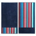 thumbnail image 2 of Nautical Stripes Egyptian Cotton Oversized Beach Towel Set, 2-Pieces Default Title, 2 of 4