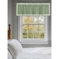 thumbnail image 3 of Valances for Windows Dark Green Abstract Art Rod Pocket Cafe Window Treatments Valance Curtains for Kitchen Bathroom Laundry Basement Windows 42"x18", 3 of 9