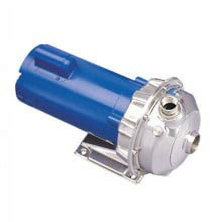 Goulds 1ST1E2C4, Centrifugal Pump, NPE Series, 1 HP, 208-230/460 Volts, 3 Phase, 3500 RPM, 1" NPT Discharge, 1-1/4" NPT Suction, 45 GPM Max., 114 ft. Max. Head, 5-3/16" Impeller, ODP Enclosure