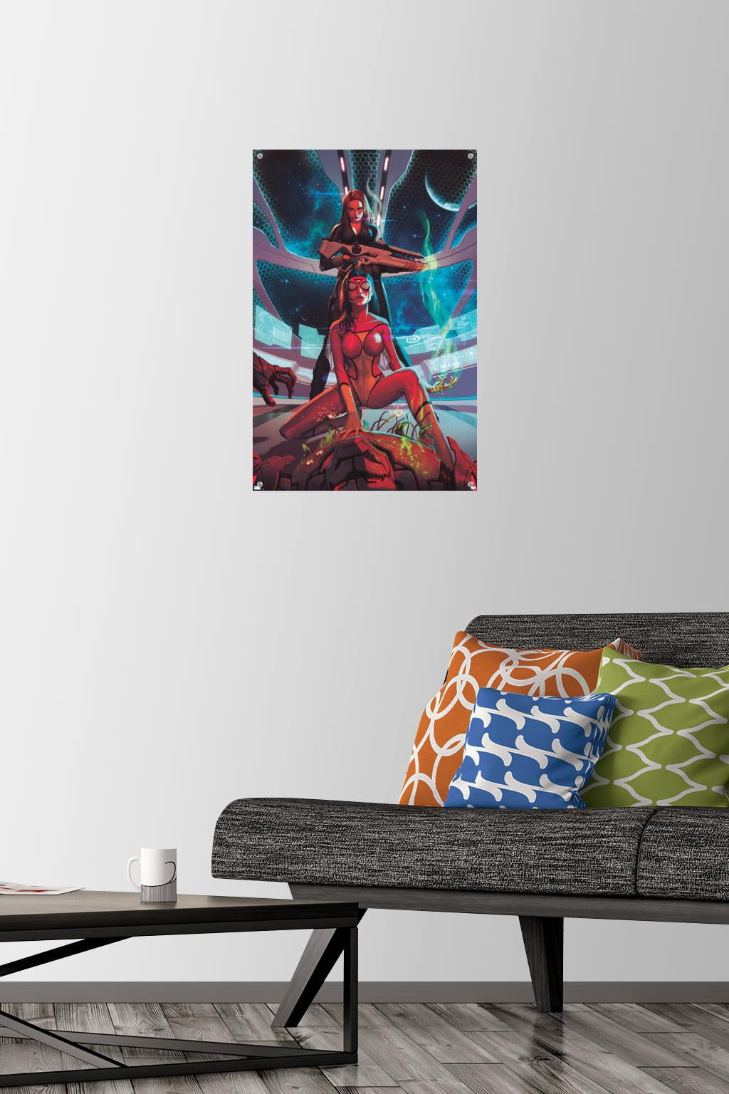 Marvel Comics - Spider Woman - Avengers Assemble #19 Wall Poster with Pushpins, 14.725" x 22.375"