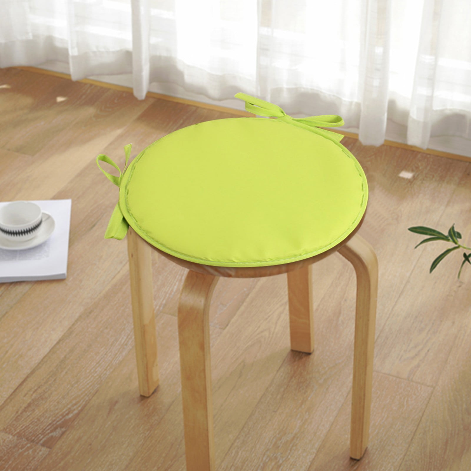 Fdelink Cushion Round Garden Chair Pads Seat Cushion for Outdoor Bistros Stool Patio Dining Room Seat Cushion (Mint Green)