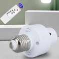 thumbnail image 4 of ZOUBAOQ Ac85-265v E27 Lamp Base Light Remote Control Led Lamp Holder Timer Smart Easy Install E27 Lamp Holder Bedrooms, 4 of 8