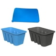 thumbnail image 2 of Extra Large Ice Block Mould For Cold-Plunge Tub Ice Bath Foldable-Ice Cubes Tray Blue Without Lid, 2 of 6