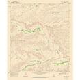 thumbnail image 3 of USGS 12x14 Black Modern Framed Museum Art Print Titled - Toms Canyon Texas Quad - USGS 1968, 3 of 5