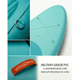 thumbnail image 3 of WINGOMART Planche à Roulettes Gonflable, Aqua, 3 of 6
