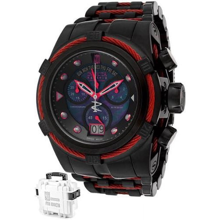 Invicta Men's 16001 Jason Taylor Bolt Zeus Chronograph Black MOP