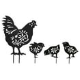 thumbnail image 6 of WHAMVOX 4pcs Chicken Garden Decorations Chicken Yard Decor Chicken Yard Decor Acrylic Chicken Garden Decor Chicken Stakes, 6 of 8