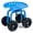 Blue, variant on Costway Rolling Garden Cart Heavy Duty Workseat with 360° Swivel Seat & Adjustable Height Blue