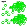 thumbnail image 1 of Mosiee 100Pcs Silicone Luminous Tent Ground Nail Rings O-Shaped Fishing Rod Rings, 1 of 9