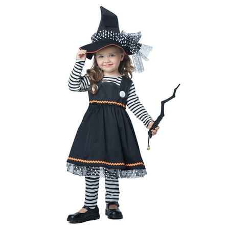 Girls and Toddler Crafty Little Witch Costume