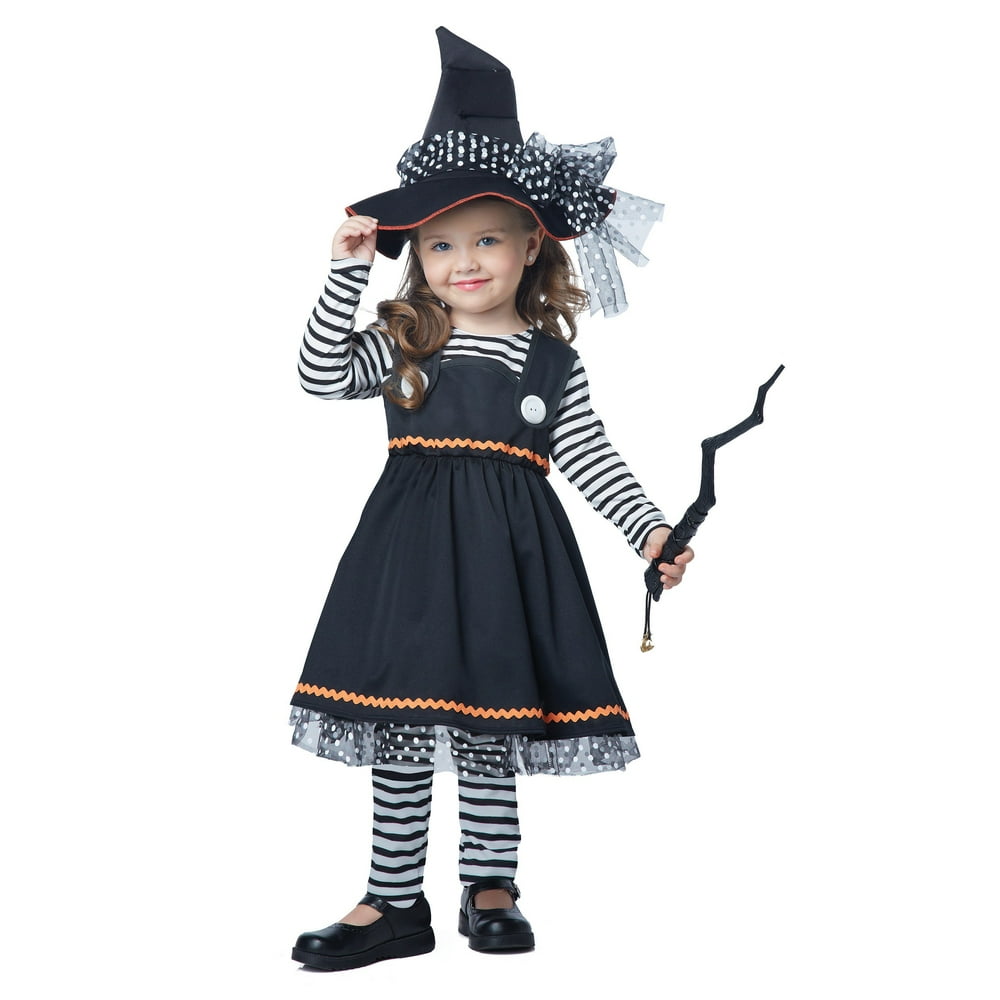 Girls and Toddler Crafty Little Witch Costume - Walmart.com - Walmart.com