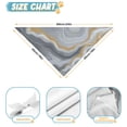 thumbnail image 6 of Dog Bandana 1 Pack,Gray Marble Gold Wave Pattern Bandanas for Dogs,Cat Bandana,Small/ Large Dog Bandana 2 Size,Dog Bandanas, 6 of 6