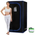 thumbnail image 6 of Open Box SereneLife Portable Full Size Personal Home Spa Steam Sauna w/ Remote, 6 of 10