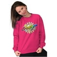 thumbnail image 5 of XOMG POP Brooklynn Sunshine Star Women Crewneck Sweatshirt Brisco Brands S, 5 of 6