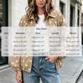 thumbnail image 3 of Tqcoqu Women's Polka Dot Zip Up Jacket, Lapel Collar Bubble Sleeve Loose Lightweight Windbreaker Casual Outerwear,Women's,Size M-XXXL, 3 of 8