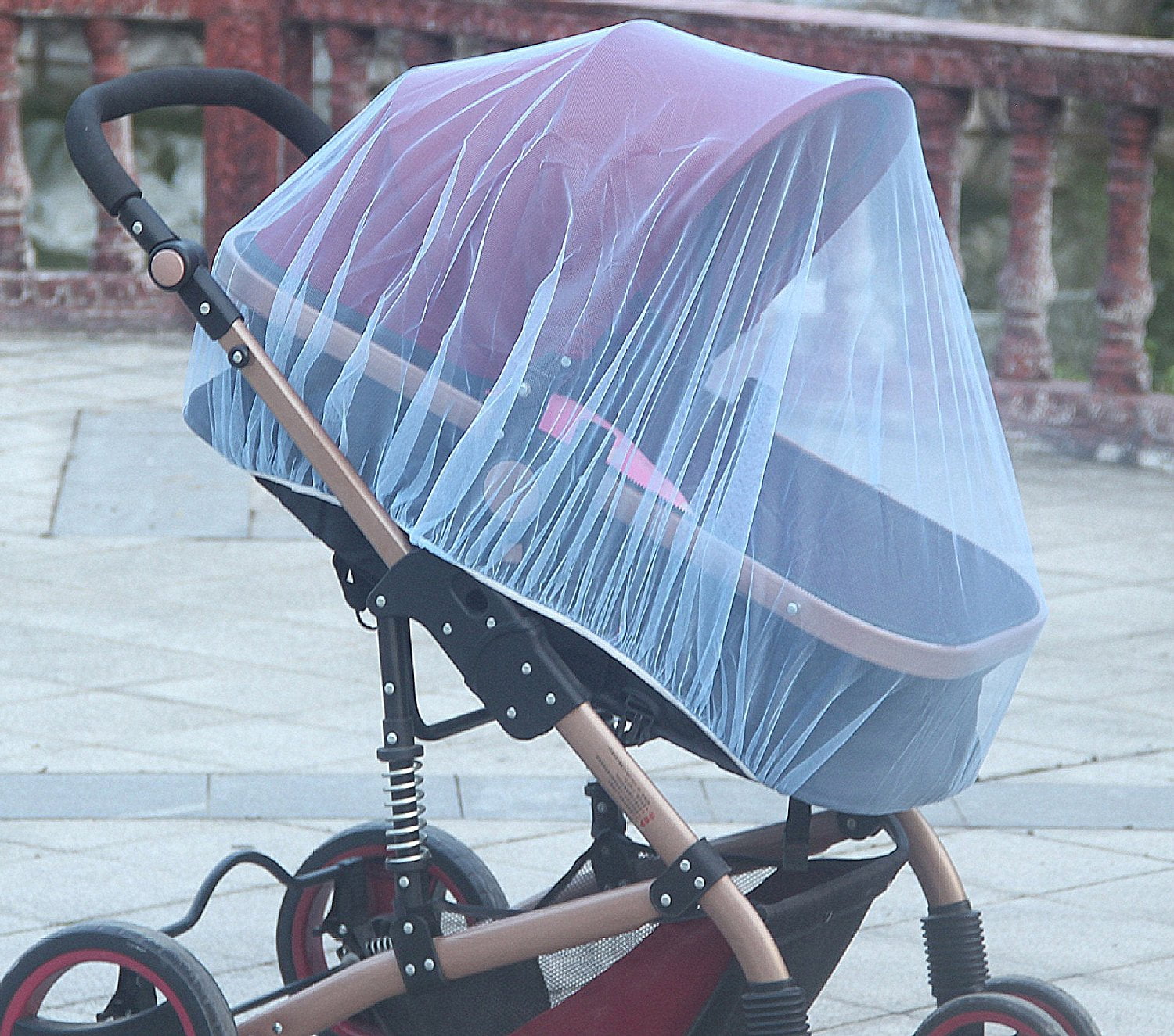 Premium Baby Mosquito Insect Net For Stroller, Blue Soft and Clean