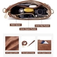 thumbnail image 2 of Small Purses for Women Crossbody Bags Leather Wristlet Purses Envelope Clutch Purse, 2 of 7