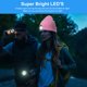 thumbnail image 1 of USB Headlight LED Knitted Hat Linterna de brillo de 3 engranajes desmontable (rosa), 1 of 8
