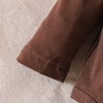 thumbnail image 6 of Gubotare My 1st Thanksgiving Baby Boy Outfit Long Sleeve Bowtie Romper Suspender Pants with Hat 3 Piece Clothes Set Brown,Size 0-3 Months, 6 of 6