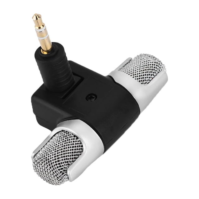 Mini Microphone,Mini Stereo Microphone Mic Microphonefor Recorder Stereo Microphone Professionally Tested