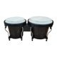 thumbnail image 5 of Juego de batería Bongo de percusión, bongó de 6'' y 7'', afinable, hecho a mano, portátil, música Negro, 5 of 9