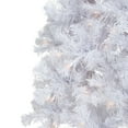 thumbnail image 5 of Northlight Pre-Lit Slim White Winston Pine Artificial Christmas Tree - 6.5' - Clear Lights, 5 of 7