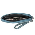 thumbnail image 6 of SILVERFEVER Leather Eyeglass Glasses Case with Wristlet Handle, Padded, 6 of 6