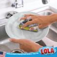 thumbnail image 5 of LOLA Pot Brite Scour N' Sponge, Dual Sided Fiber & Sponges Non-Scratch Scrubber - 12 Pack, 5 of 7