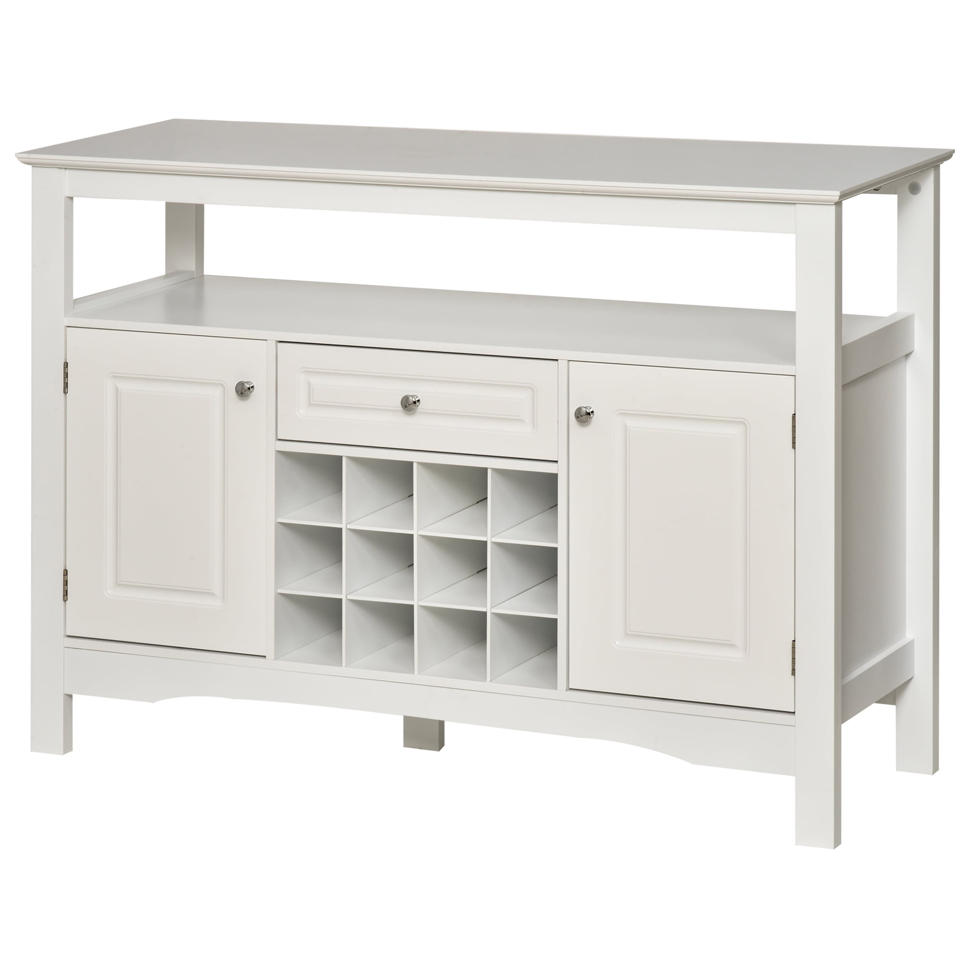 HOMCOM Modern Wooden Kitchen Buffet Bar Cabinet Storage ...