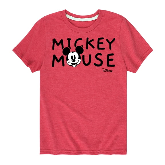 Disney - Mickey & Friends - Mickey Mouse - Script Writing - Toddler And Youth Short Sleeve Graphic T-Shirt