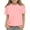 Pink, variant on Girls Short Sleeve Heart Pocket T Shirts Casual Tee Tops Blouse (2 12 Years) Summer Girl Tops Size Green 2-3 Years