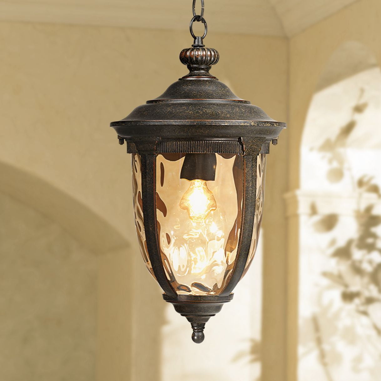 John Timberland Rustic Outdoor Ceiling Light Bronze 18 Hammered Rustic Outdoor Ceiling Light Bronze 18